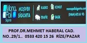 MONOPOLİ  HOŞVER  SİGORTA  HİZMETİNİZDE…..