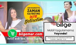 BİLGEMAR  HER TÜRLÜ MARKET ALIŞVERİŞLERİNİZDE HİZMETİNİZDE..
