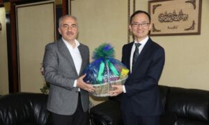 BÜYÜKELÇİ JİANG XUEBİN’DEN BAŞKAN RAHMİ METİN’E ZİYARET…