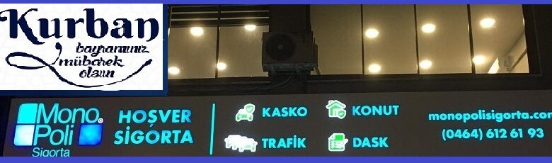  KURBAN BAYRAMINIZ MÜBAREK OLSUN…MONOPOLİ HOŞVER SİGORTA..