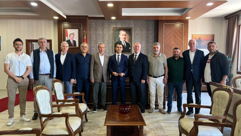  PAZARSPOR’UN YENİ YÖNETİMİ TANITIM ve DESTEK TURLARINA KAYMAKAMLIKTAN BAŞLADI.