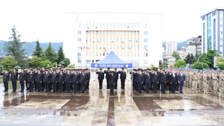  JANDARMA TEŞKİLATININ 186.YILI RİZE’DE DE KUTLANDI.