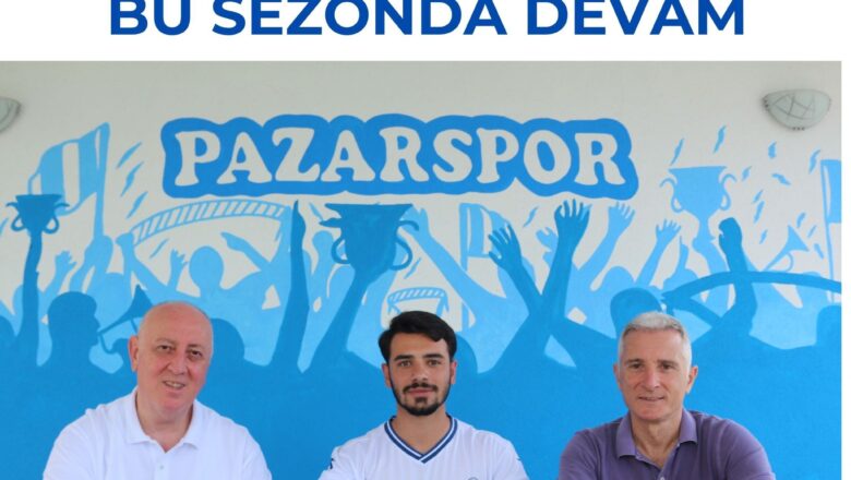  RİZE-PAZARSPOR ALİ ALPEREN ÇELİK İLE YOLA DEVAM DEDİ.