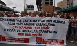 RİZE-PAZAR CHP,  MECLİSTEN BİR TÜRLÜ ÇIKARALAMAYAN “ÇAY KANUNU” HAKKINDA BASIN AÇIKLAMASI YAPTI.