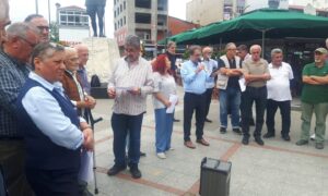 RİZE-PAZAR’DA İBRAHİM CAN YAMAN’IN TUTUKLANMASI PROTESTO EDİLDİ.