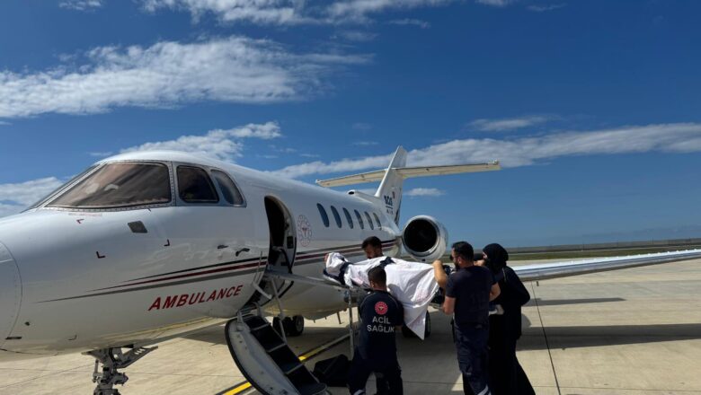  ACİL HASTA, RİZE’DEN UÇAK İLE ANKARA’YA SEFK EDİLDİ…