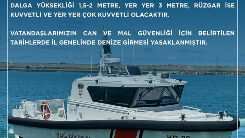  DİKKAT  VALİLİK   UYARDI….