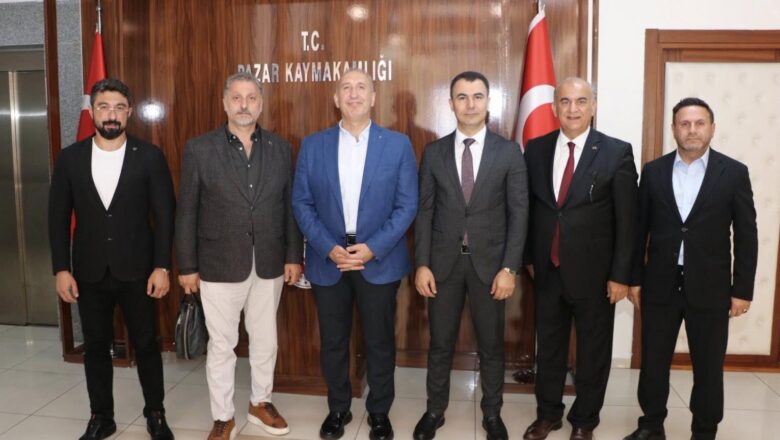  RİZE- PAZAR KAYMAKAMI DOKAP HEYETİNİ KABUL ETTİ..