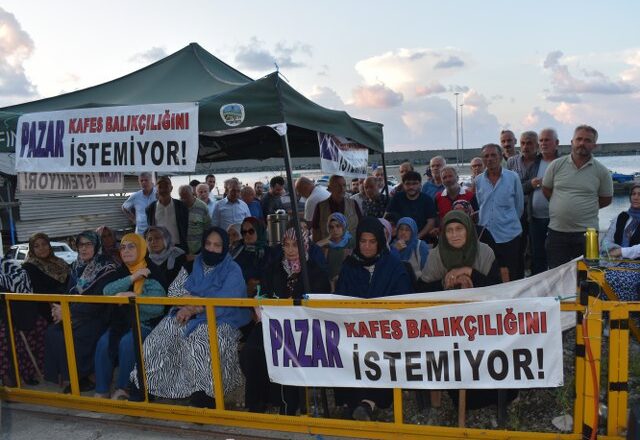  RİZE-PAZAR ZELEKLİ KADINLAR LİMAN GİRİŞİNİ KESTİ…