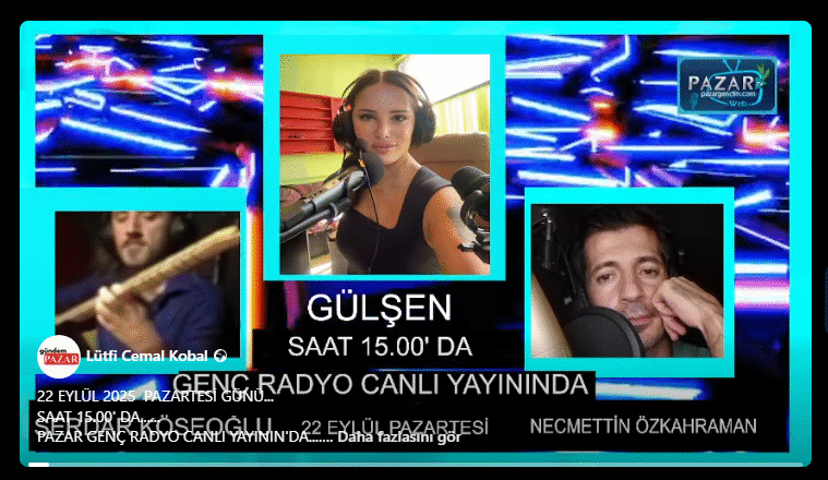  BAĞLAMA ÜSTADI SERDAR KÖSEOĞLU ve ŞİİR USTADI  NECMATTİN ÖZKAHRAMAN GENÇ RADYO CANLI YAYININA ÇIKIYOR.