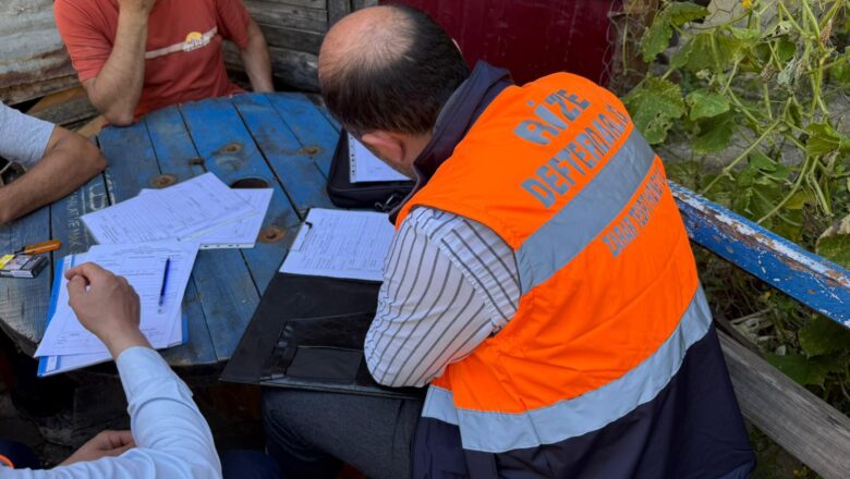  RİZE DEFTERDARLIĞI HASAR TESPİT ÇALIŞMALARINI SÜRDÜRÜYOR..
