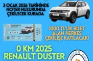 RİZE – PAZARSPOR DÜZENLEDİĞİ PİYANGO ÇEKİLİŞİN’DE,  0 KM 2025 MODEL OTOMOBİL HEDİYE EDİYOR.