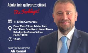 RİZE- PAZAR YENİDEN REFAH PARTİSİ İLÇE KONGRESİNİ YAPIYOR…