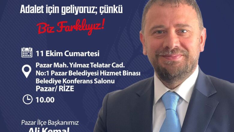  RİZE- PAZAR YENİDEN REFAH PARTİSİ İLÇE KONGRESİNİ YAPIYOR…