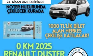 PAZARSPOR’UN EŞYA PİYANGOSU ÇEKİLİŞİ 24 NİSAN 2026 GÜNÜ YAPILACAK..