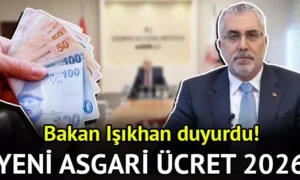 2026 YILI , YENİ ASGARİ ÜCRET OCAK 2026 BELLİ OLDU…