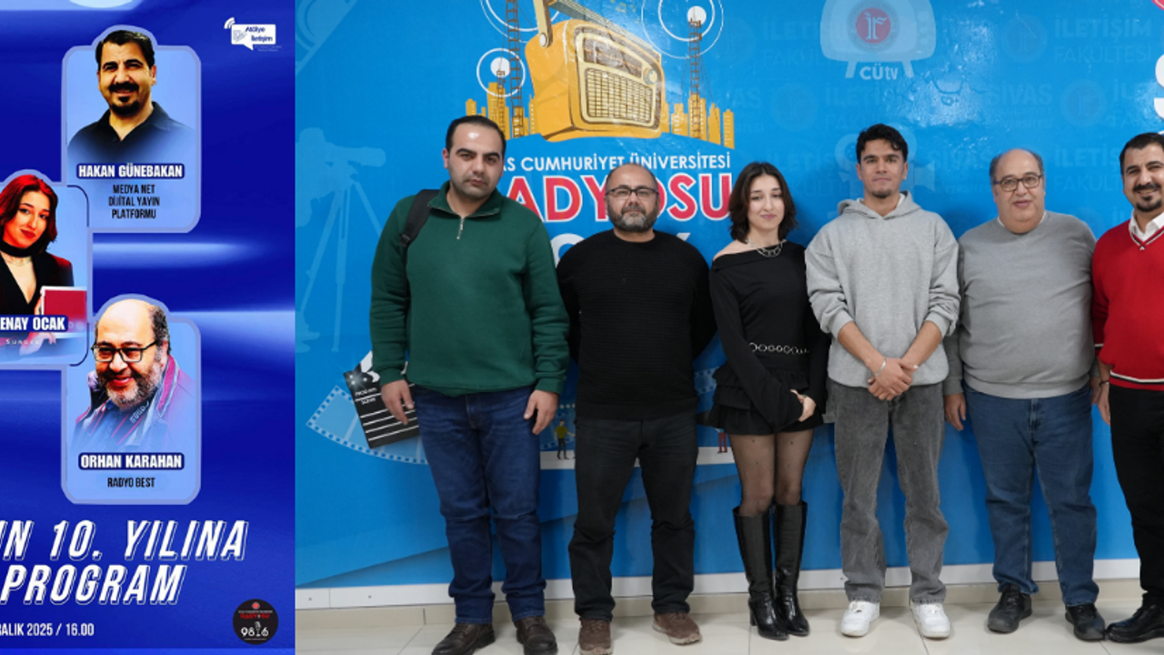 Radyocular CÜ radyonun 10. Yılına özel yayına konuk oldular - Birlik Haber Ajansı