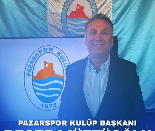  PAZARSPOR’UN YENİ KULÜP BAŞKANI RECEP MÜFTÜOĞLU OLDU.