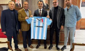 PAZARSPOR’UN YENİ BAŞKANI VE YÖNETİMİ ZİYARETLERE BAŞLADI..