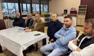 PAZARSPOR BAŞKANI VE BAZI YÖNETİCİLER TAKIM İLE BULUŞTU..