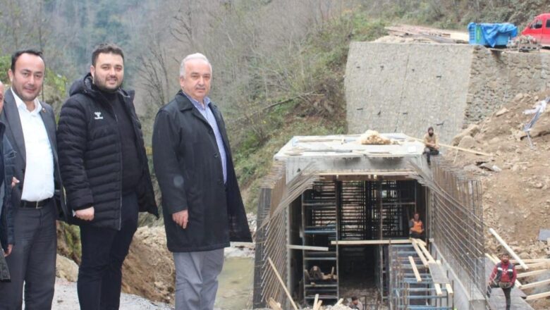  Espiye-Ericek Grup yoluna Milletvekili Ali temür neşteri – Birlik Haber Ajansı