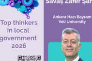 Prof. Dr. Savaş Zafer Şahin, Dünyanın Yerel Yönetimde Kanaat Önderleri arasında – Birlik Haber Ajansı