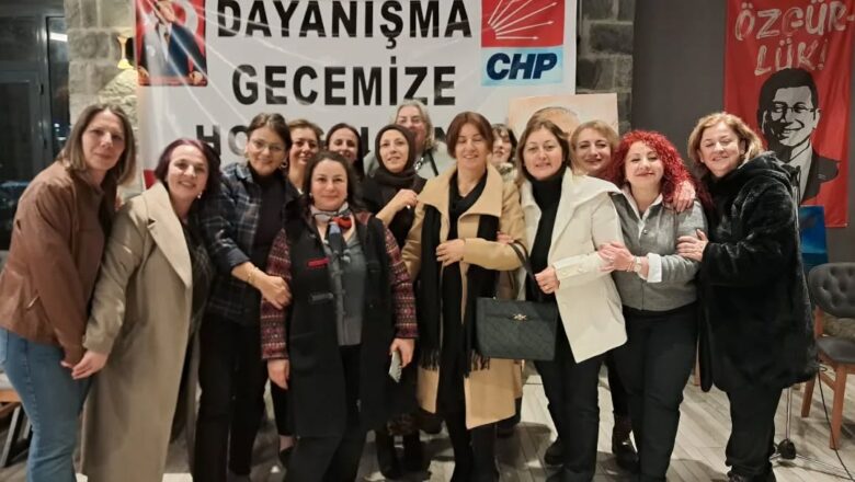  RİZE-PAZAR CHP ÖRGÜTÜ DAYANIŞMA GECESİNDE BİR ARAYA GELDİ.