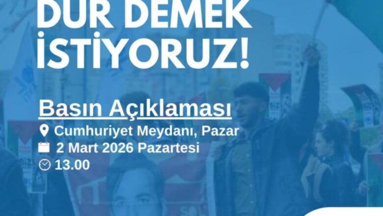  SOL PARTİ’DEN BASIN AÇIKLAMASI YAPILACAK…..