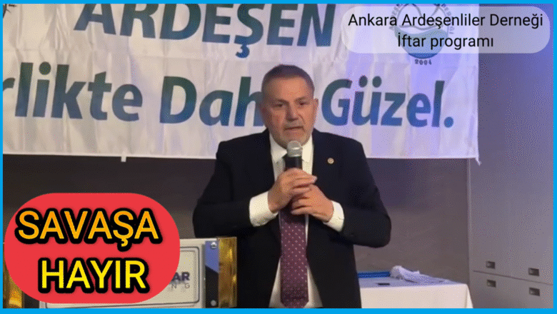  CHP RİZE  MİLLETVEKİLİ TAHSİN OCAKLI SAVAŞ HAKKINDA KONUŞTU….