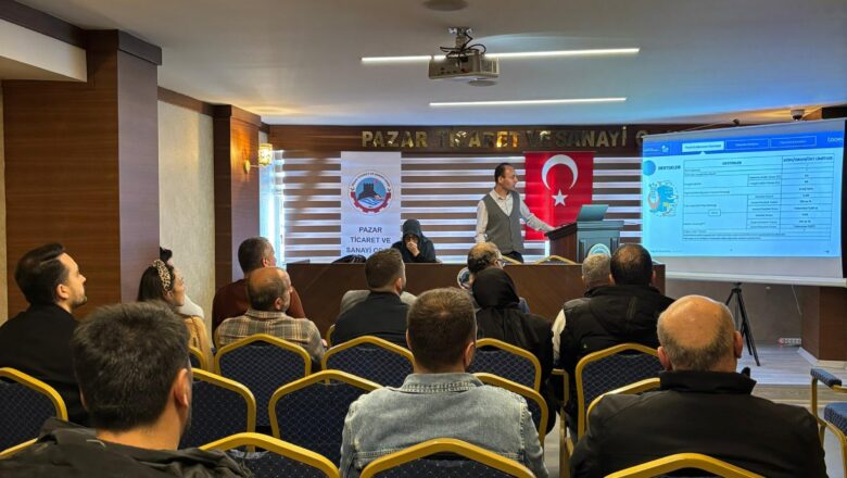  RİZE-PAZAR TİCARET ODASINDA KALKINMA HAMLESİ TOPLANTISI YAPILDI…