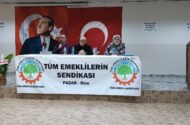 TÜM EMEKLİLERİN SENDİKASI PAZAR’DA 1. OLAĞAN KONGRESİNİ YAPTI…