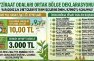 ÇAY İŞÇİLERİNE  ve  ÜRETİCİLERİNE  ZİRAAT  ODALARINDAN DUYURU YAPILDI.