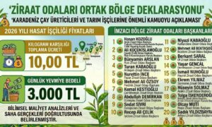 ÇAY İŞÇİLERİNE  ve  ÜRETİCİLERİNE  ZİRAAT  ODALARINDAN DUYURU YAPILDI.