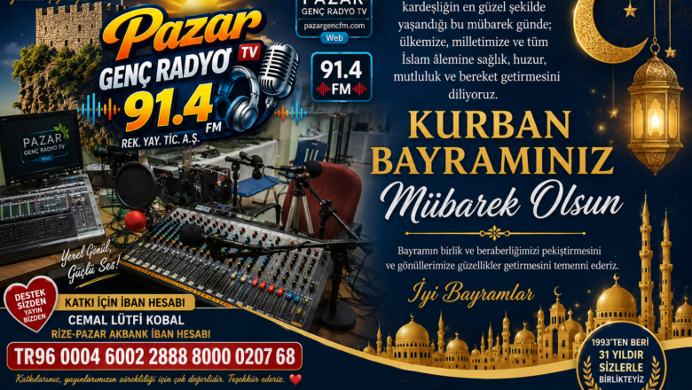  KURBAN BAYRAMIMIZI  KUTLARIZ…