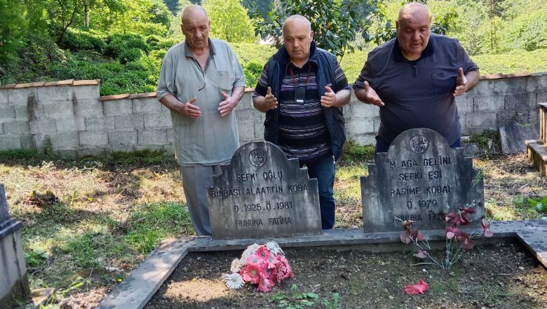  BAYRAM’DA ARAMIZDAN AYRILAN BÜYÜKLERİMİZİN KABRİNİ ZİYARET ETTİK..